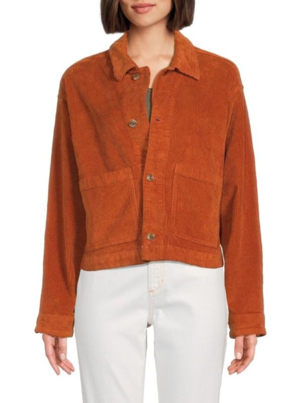 Favorite Daughter The JD Corduroy Jacket in Deep Rust Sedona, XL, EUC